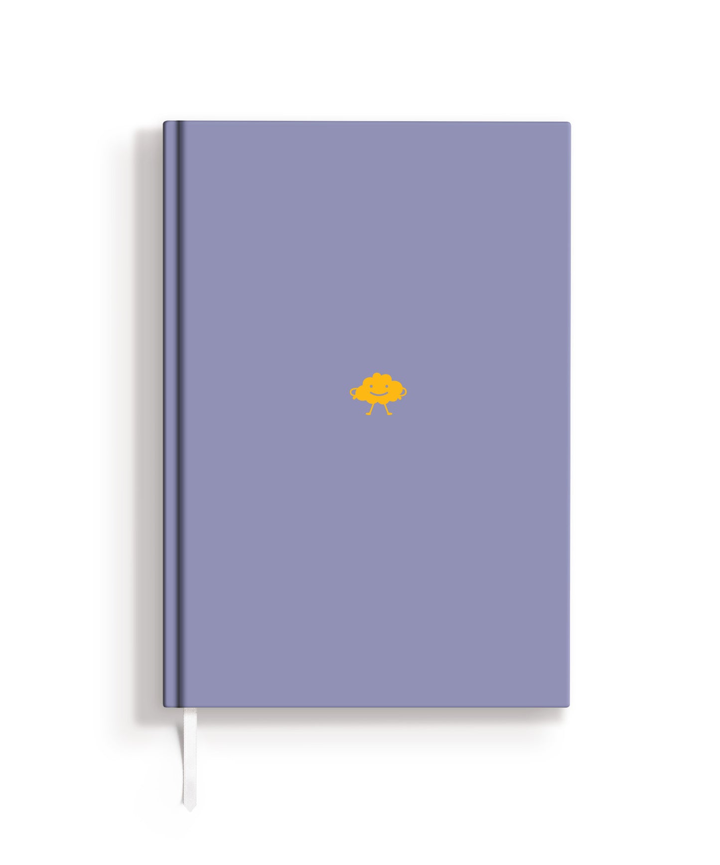 Notizbuch, lila, hardcover, Lesezeichen